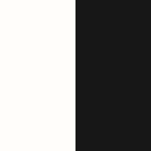 Gloss white and Matt Black