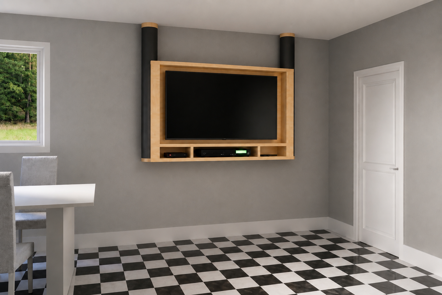 Media Wall TV Stand