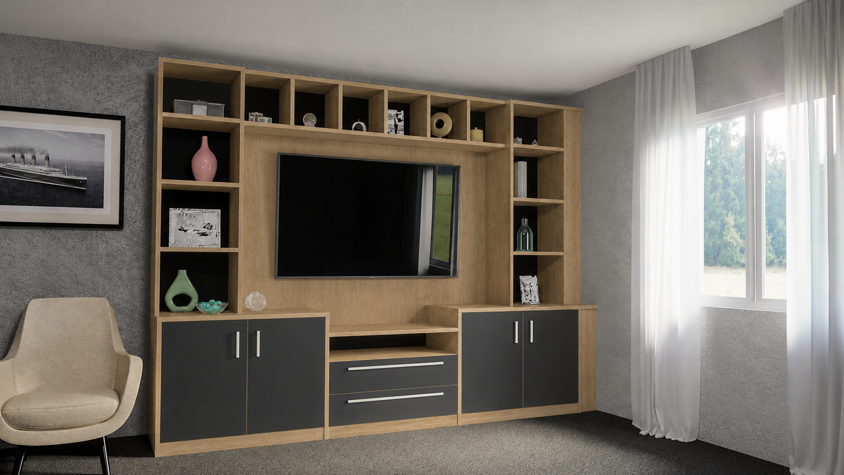 Media Wall TV Stand