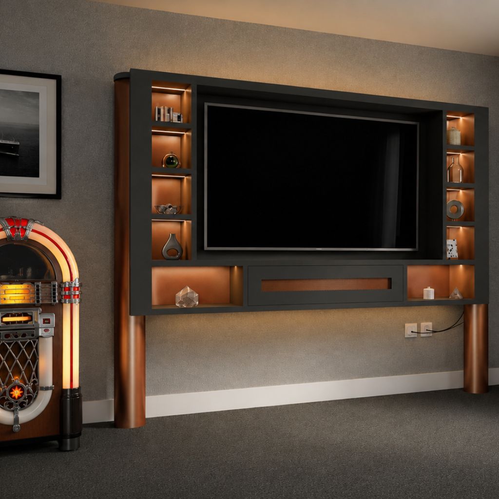 media wall tv stand